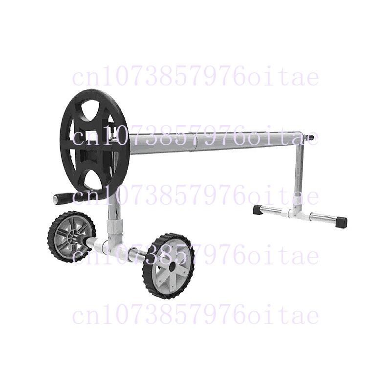 Reel Cover - Black Movable Aluminum Pool Cover Roller
