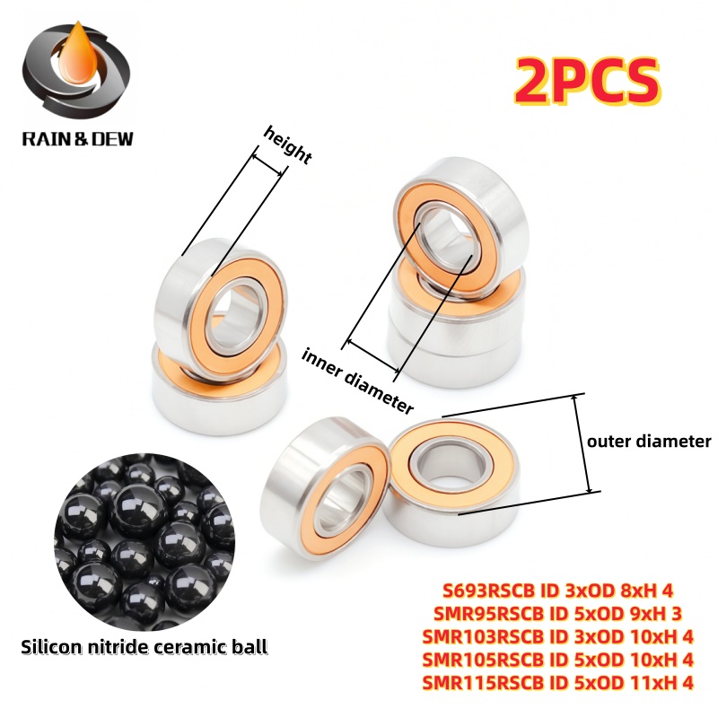 2PCS Miniature Ball Bearing 3x - Fly Reel ulasan dan harga